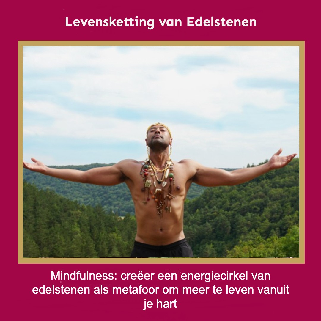 icoon levensketting van edelstenen Levensketting van edelstenen mindfulness leven vanuit je hart