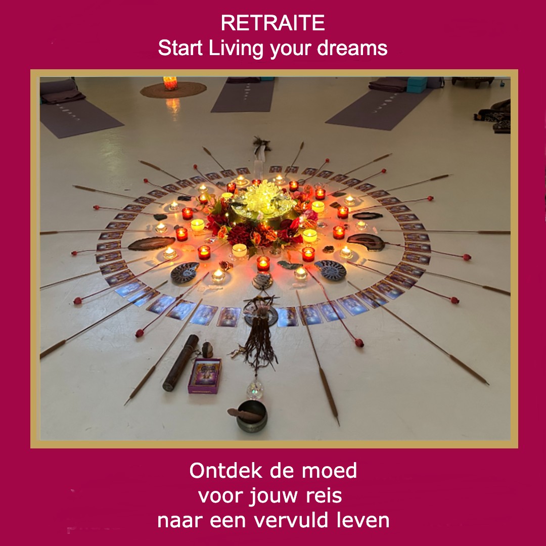 retraite Start living your dreams yoga en creatieve vakantie