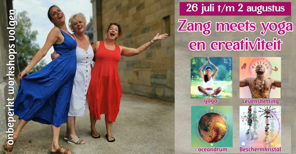 zangvakantie met yoga en creativiteit