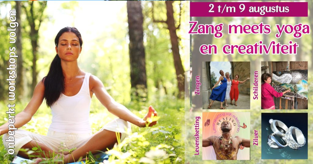zangvakantie met yoga en creativiteit