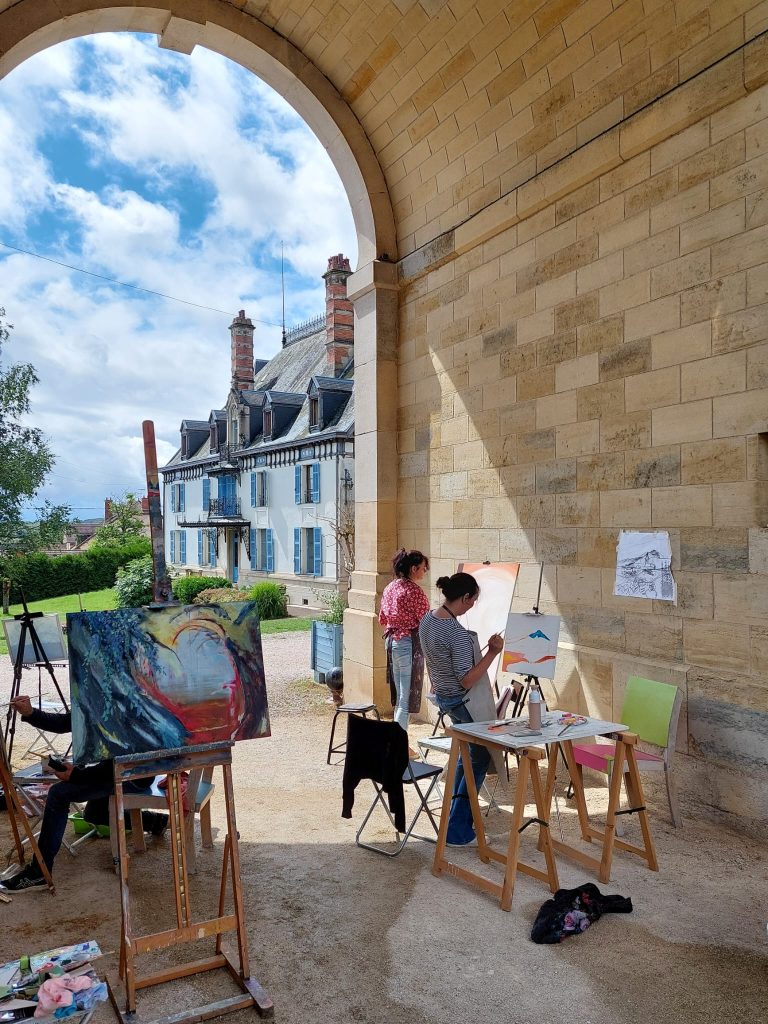 Yoga en creatieve vakantie schildervakantie chateau le bocage